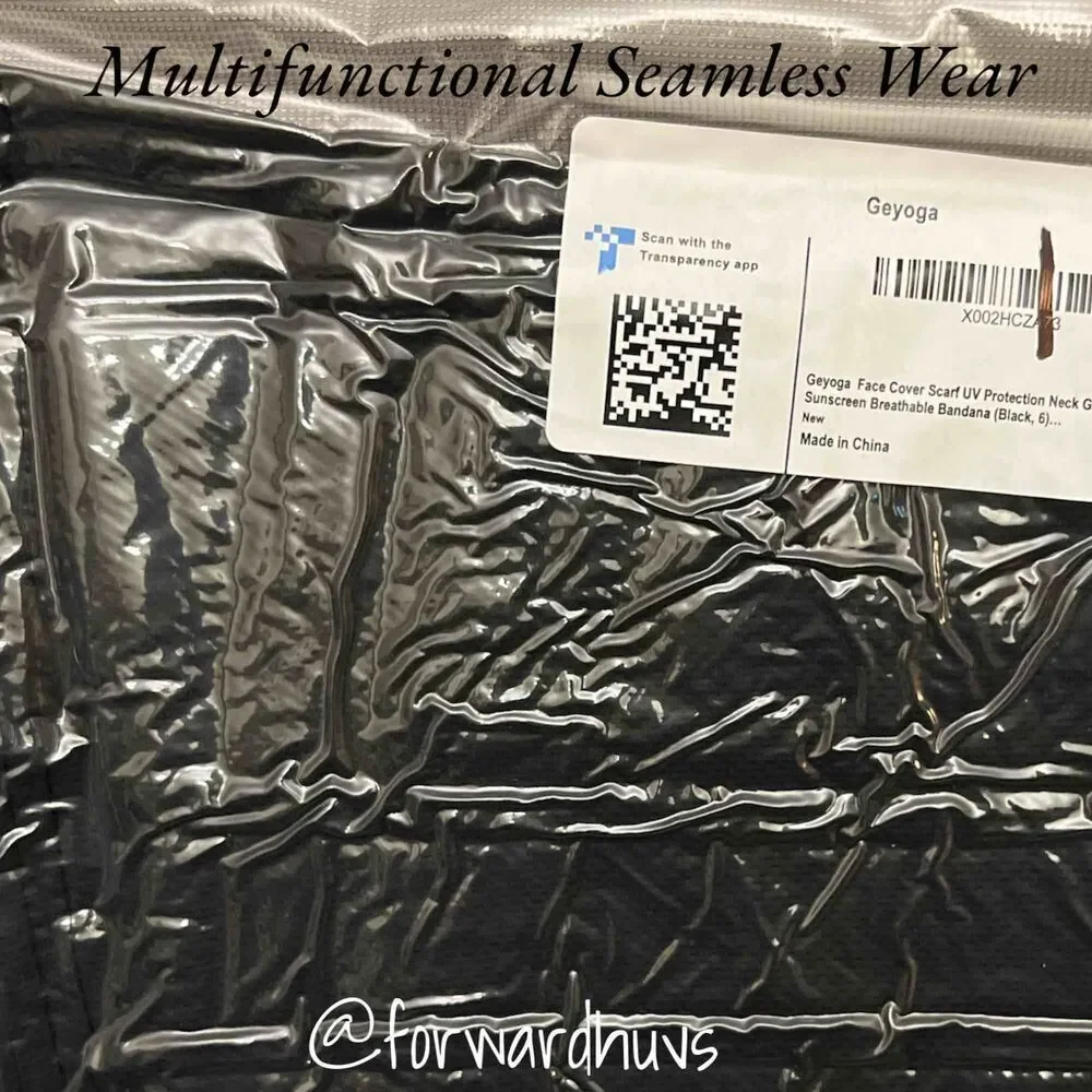 Polyester Microfiber Multifunctional Seamless Wear 6 Pk ** NEW **